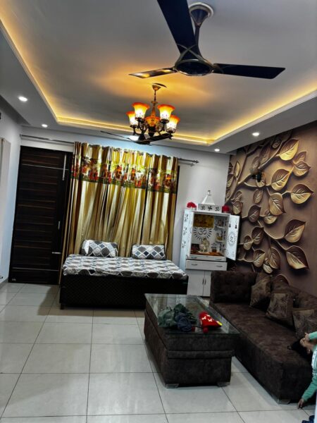 Furnished 2BHK Flat for Sale in Zirakpur with Roof Rights