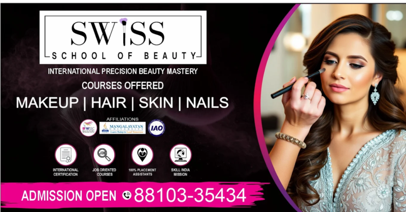Swiss School of Beauty in Leela Bhawan, Ajit Nagar, Patiala