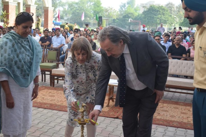 The British Co-Education Private School near Devigarh Road, Sanour, P.O, Patiala